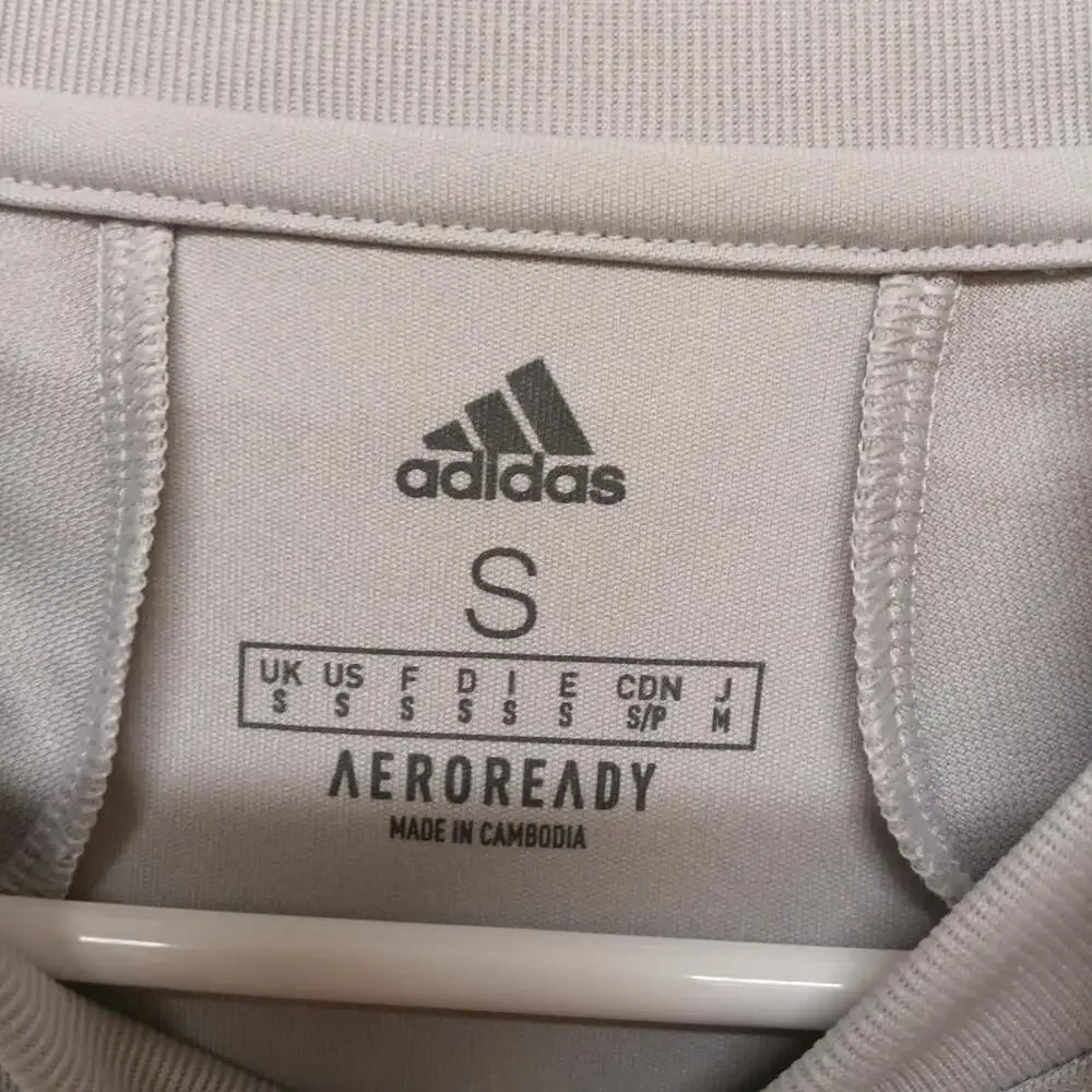 Adidas Men's Gray Campeon 21 Short Sleeve Aeroready Jersey T-shirt Size S